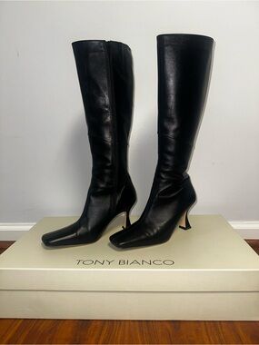 Tony Bianco Fantasy Black Venice Boots